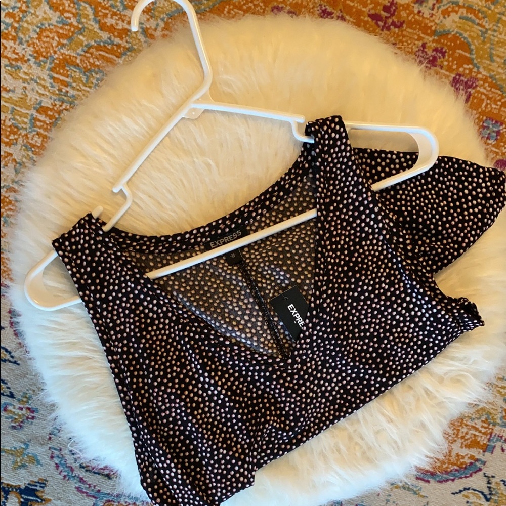 Silk v-neck tank top